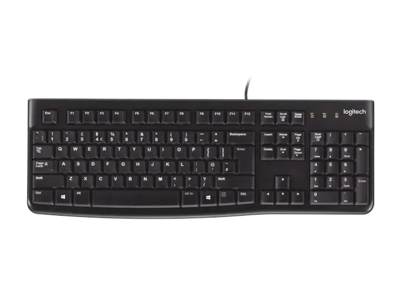 Logitech K120 Kablolu Klavye Siyah (920-002505)