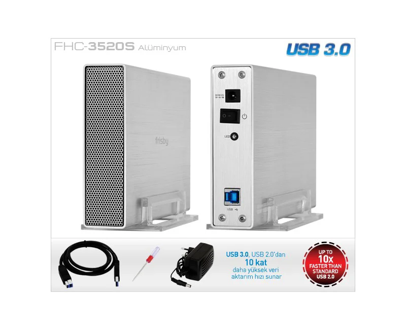 Frisby FHC-3520S 3.5'' SATA için Disk Kutusu