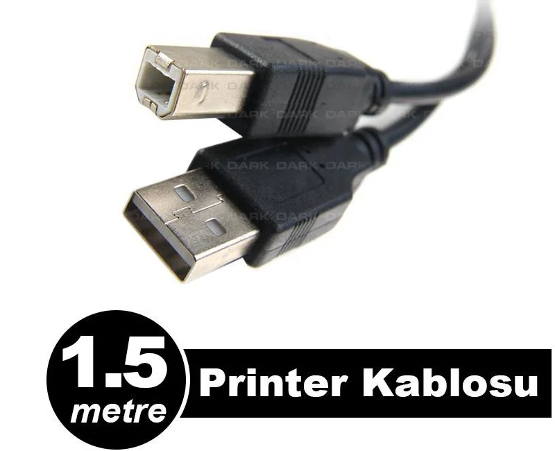Dark Yazıcı Kablosu USB 2.0 (1.5m)