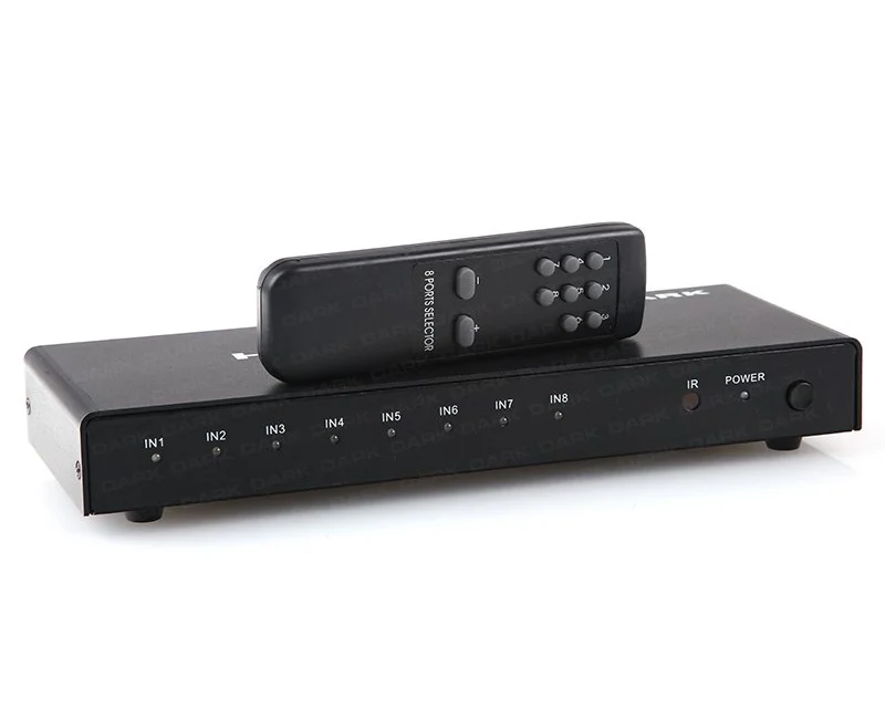 Dark (DK-HD-SW8X1) 8/1 Kumandalı FHD HDMI Switch