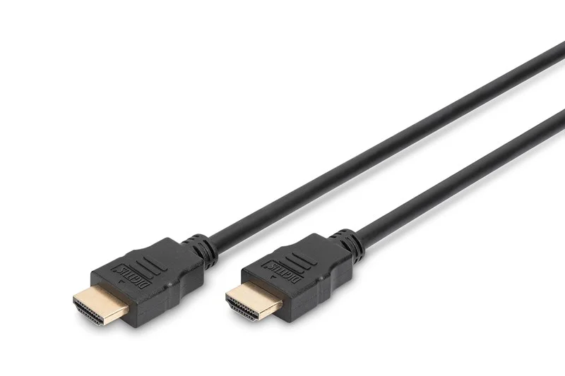 Digitus HDMI Kablo Altın Uçlu Siyah (5m) 4K