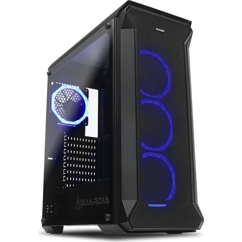 Dark Guardian Dual RGB Fan TG Usb3 Mid Tower