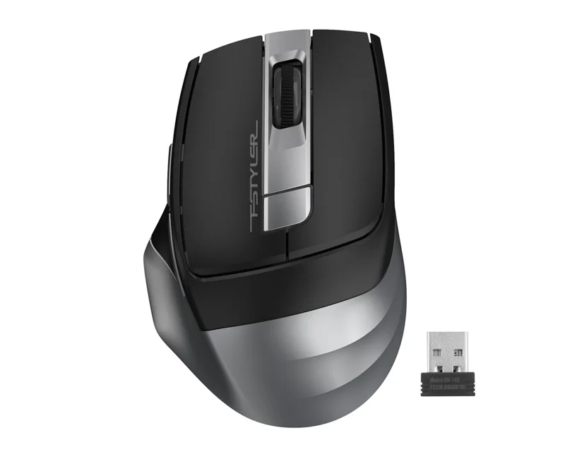 A4-Tech Kablosuz Mouse Nano Siyah-Gri (FG35-G)