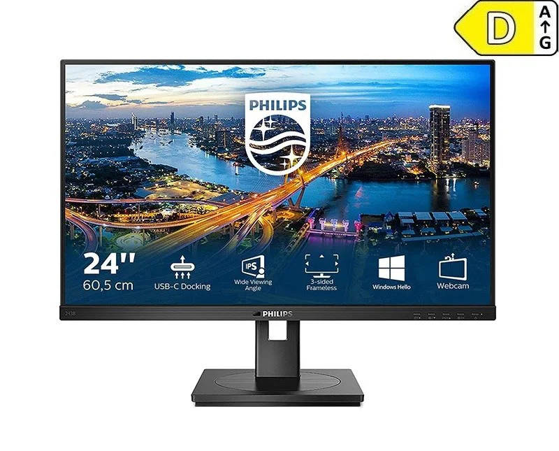 Philips 243B1/00 23.8'' 4ms FHD Type-C Pivot IPS