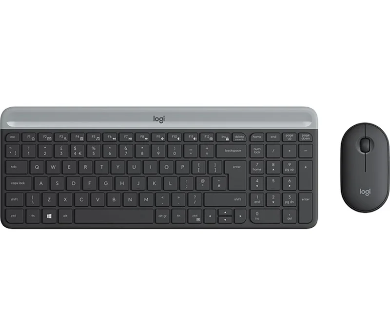 Logitech MK470 ince Kablosuz Set Siyah 920-009435