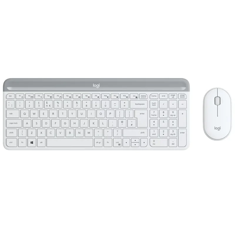 Logitech MK470 ince Kablosuz Set Beyaz 920-009436