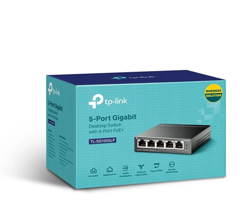 Tp-Link TL-SG1005LP 5 Port Gigabt 4Port Poe Switch