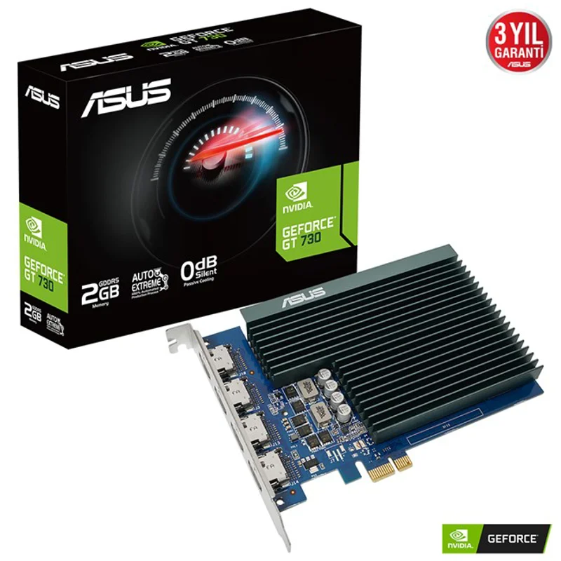 Asus GeForce GT 730 2GB GDDR5 4XHdmi 64Bit