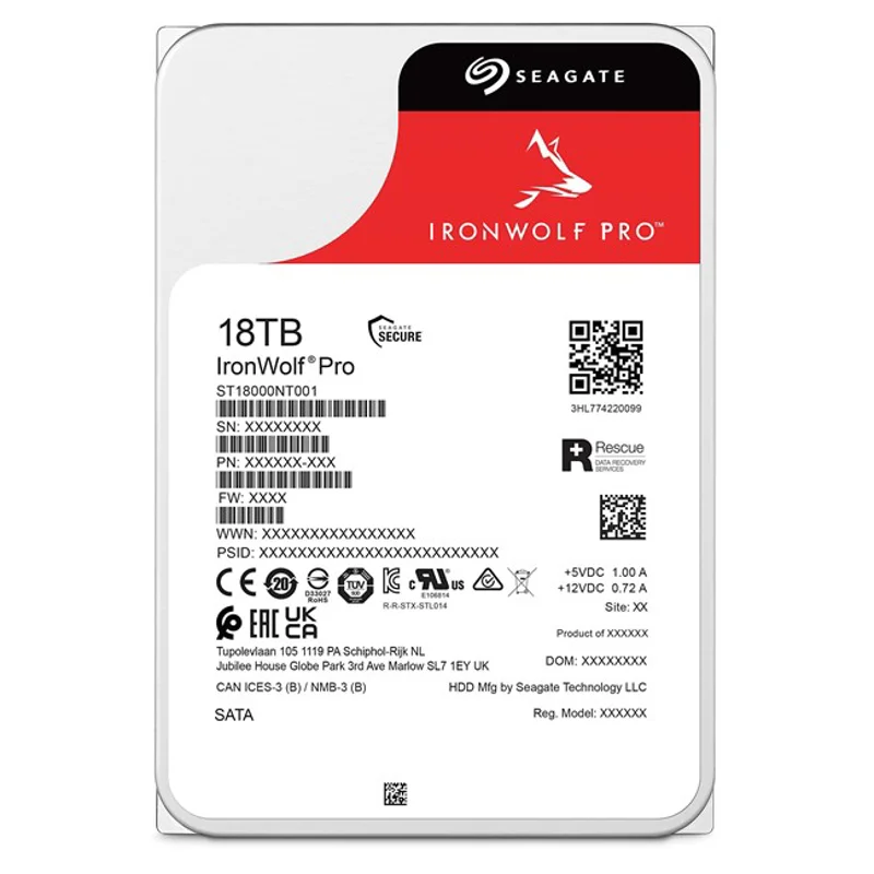 Seagate IronWolf Pro 18TB 7200Rpm -ST18000NT001