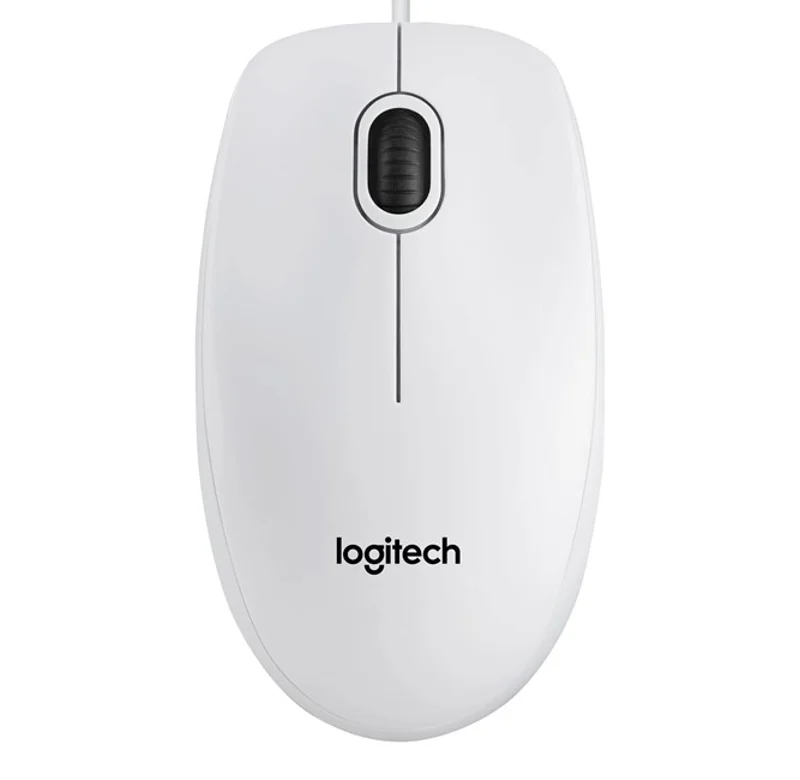 Logitech B100 Kablolu Optik Mouse Beyaz 910-003360