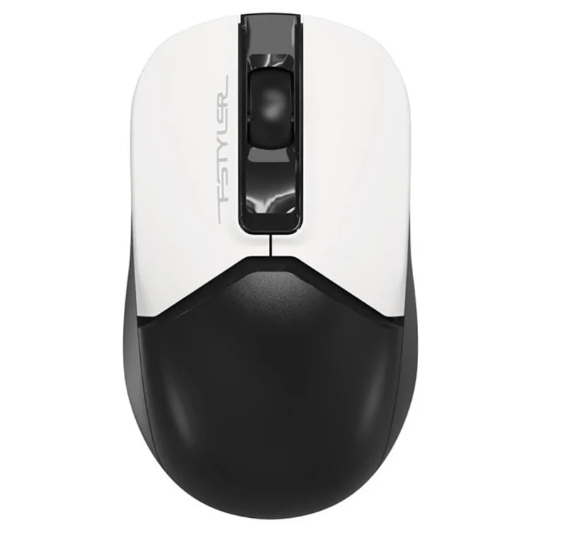 A4-Tech Kablosuz Mouse Nano Beyaz-Siyah (FG12S)