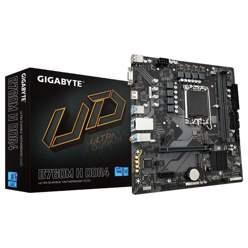 Gigabyte B760M-H D4 1700P Vga Hdmi