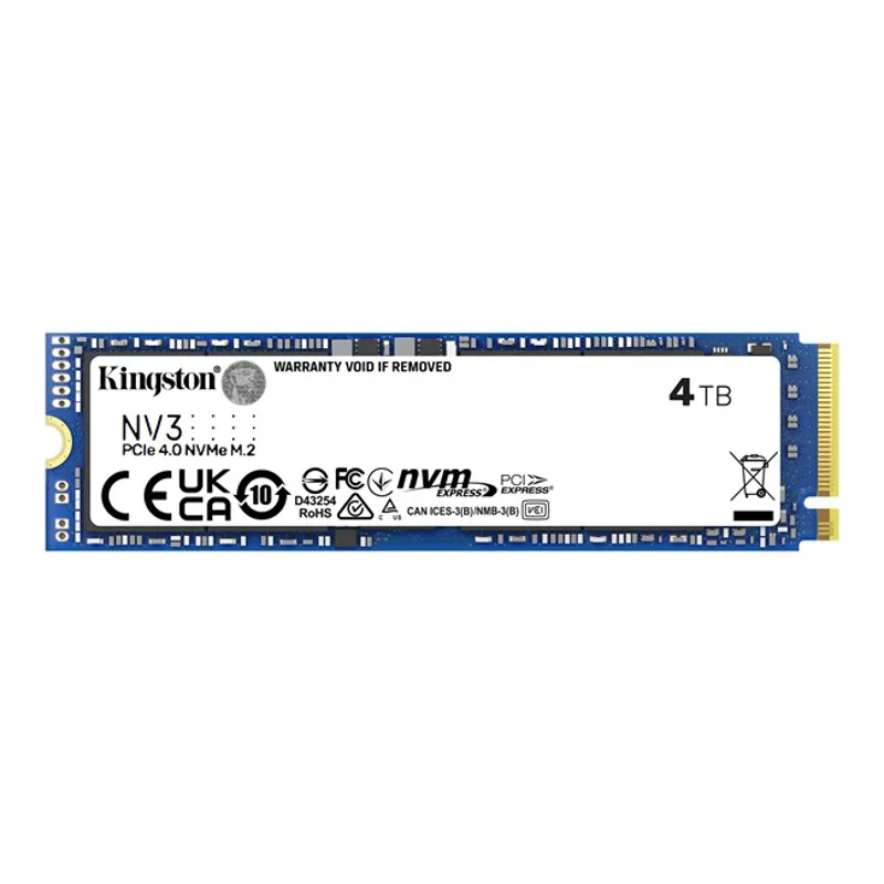 Kingston NV3 4TB M.2 NVMe SSD (6000-5000MBs)