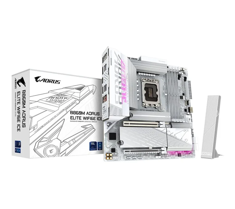 Gigabyte B860M Aorus Elite Wifi 6E Ice D5 1851P
