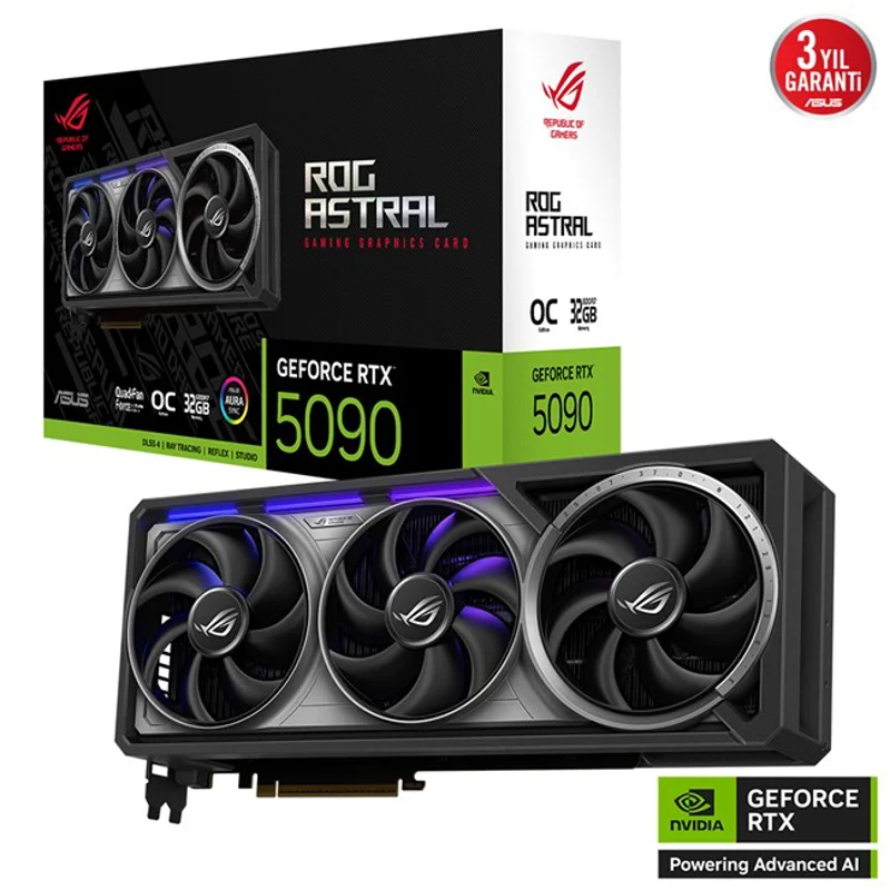 Asus GeForce RTX 5090 32GB Rog Astral OC GDDR7