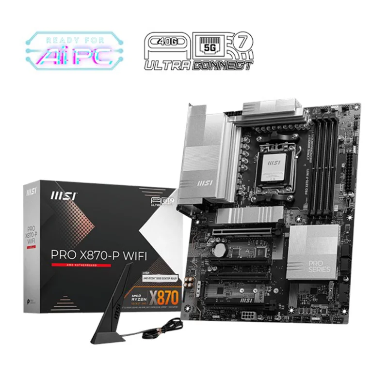 MSI Pro X870-P Wifi AM5 Ryzen D5 Hdmi Type-C