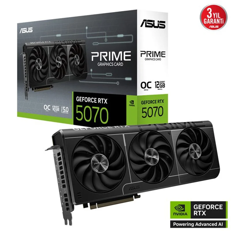 Asus GeForce RTX5070 12G Prime OC GD7 192Bit