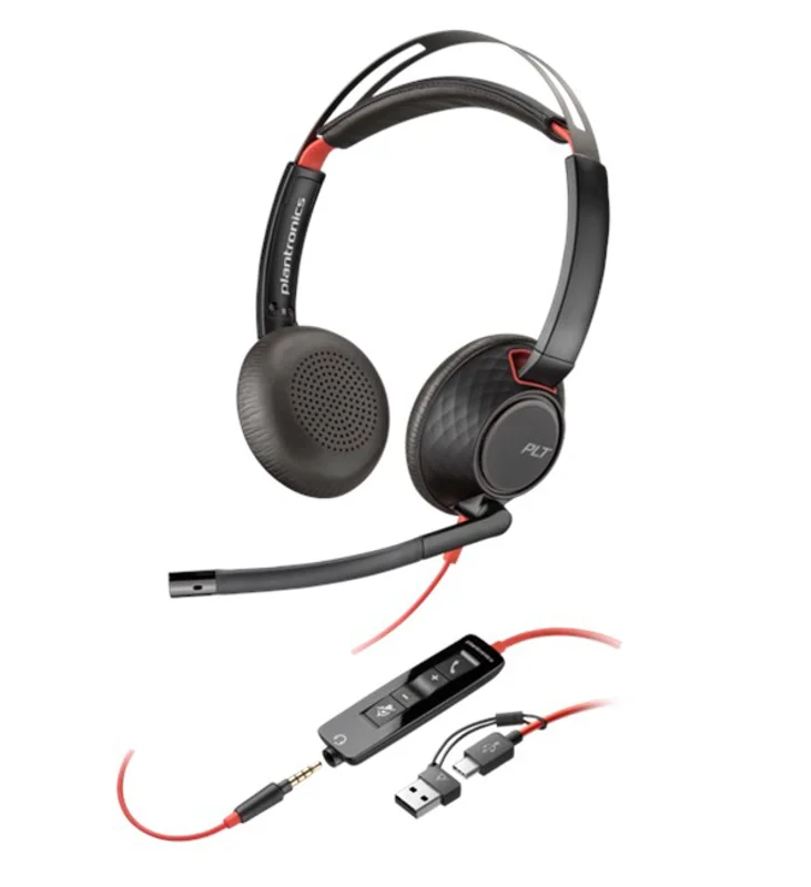 Poly Blackwire 5220 Stereo Mikrofonlu Kulaklık