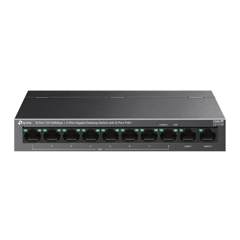 Tp-Link LS1210P 8 Port 10/100 Mbps Switch