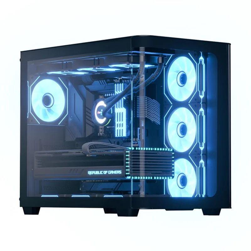 Aerocool P500C Mirror A-RGB ATX Siyah