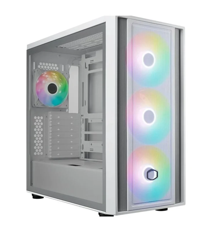 Cooler Master MasterBox 600 TG ARGB Beyaz Psu yok