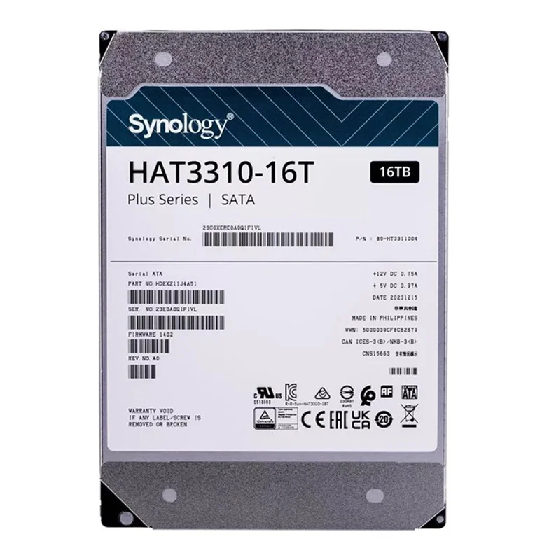 Synology HAT3310-16T 16TB 7200RPM NAS HDD