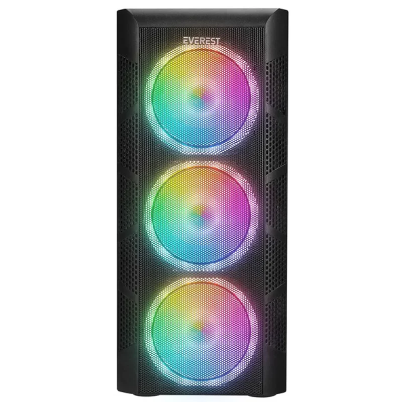 Everest Crest V1 Mesh TG RGB Fan Mid Tower