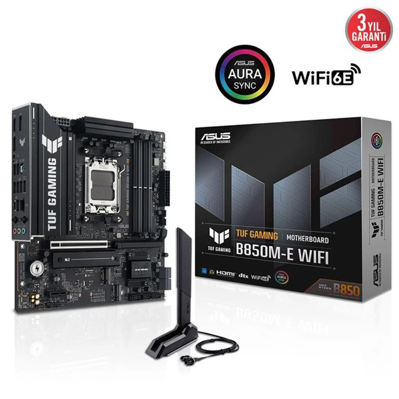 Asus Tuf Gaming B850M-E Wifi AM5 D5 Hdmi Dp Type-C