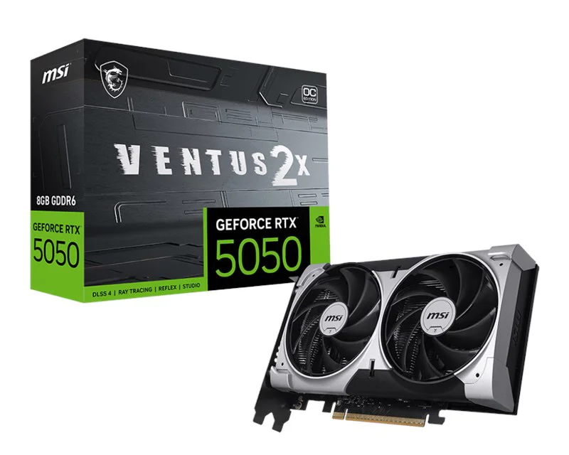 MSI GeForce RTX 5050 8G Ventus 2X OC GD6 128Bit
