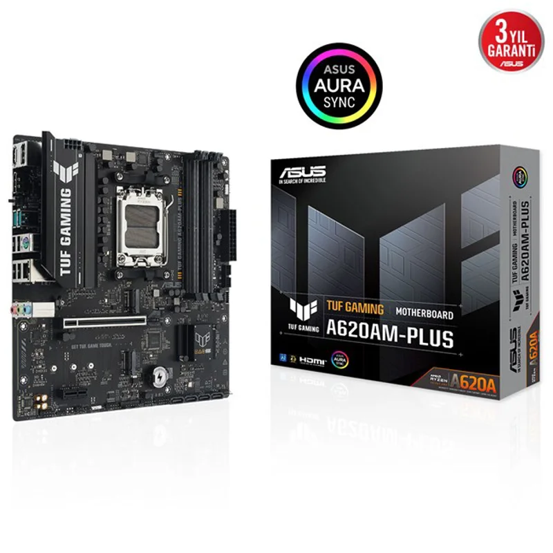Asus Tuf Gaming A620AM-Plus AM5 Ryzen Dp