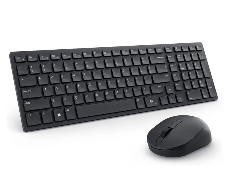 Dell Pro KM555 Kompakt Sessiz Kablosuz Set Siyah